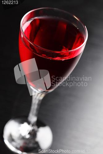 Image of Glass of red wine