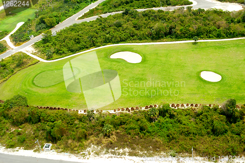 Image of Golf course from above