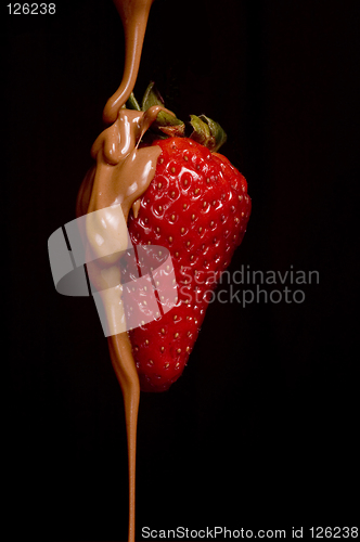 Image of chocolate & strawberry