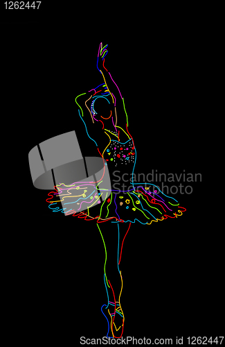 Image of Stylized ballerina