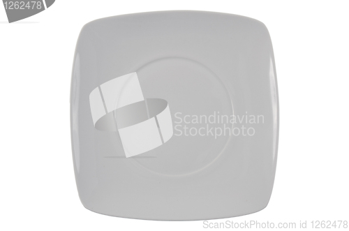 Image of Empty white plate