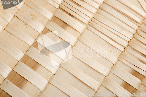 Image of Background of rustic interlaced straw