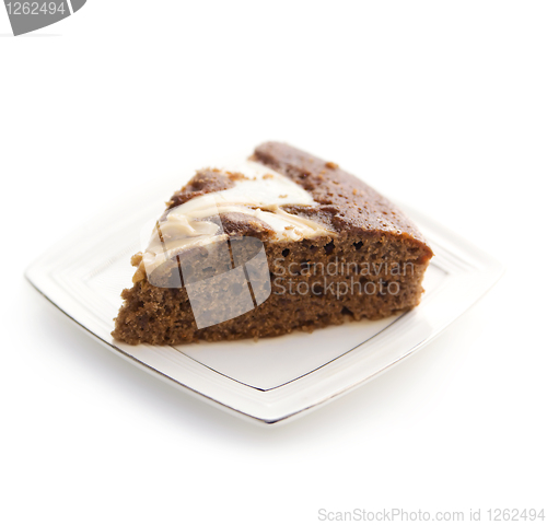 Image of Piece of chocolate cake