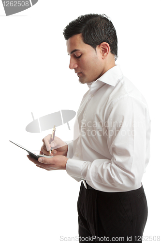 Image of Businessman or waiter