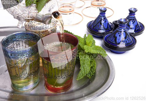 Image of Traditional Moroccan mint tea 