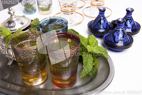 Image of Traditional Moroccan mint tea 