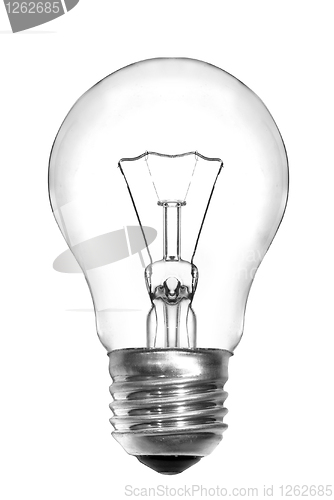 Image of Light bulb isolated on white