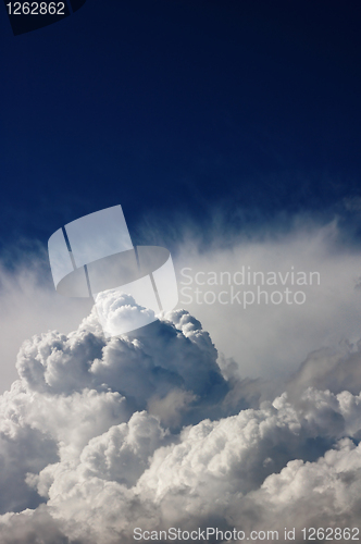 Image of dramatic storm clouds vertical