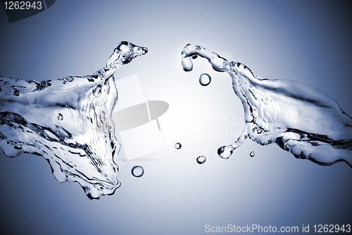 Image of perfect water splash