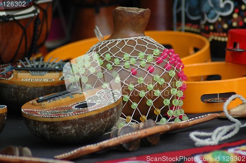 Image of Indian musical instruments