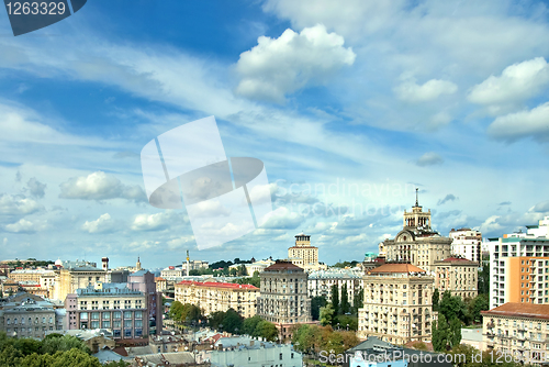 Image of Kyiv center cityscape