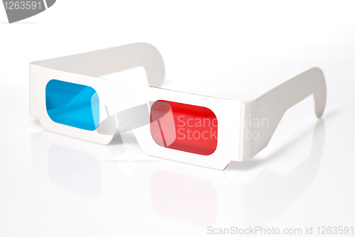 Image of stereo glasses on white