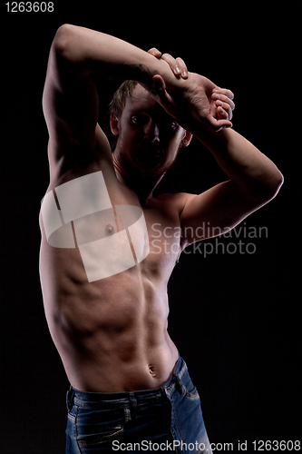 Image of Muscular naked man