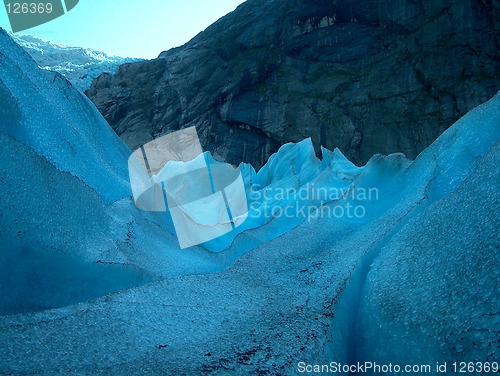 Image of Inside the Briksdal Glacier