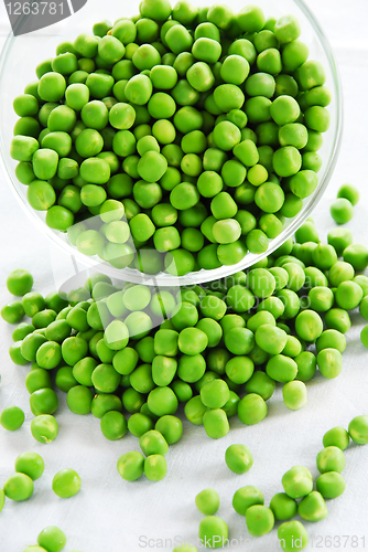 Image of Young green peas