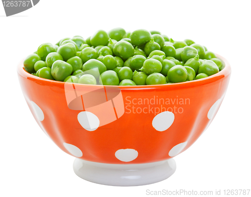 Image of Fresh Peas in a Bowl