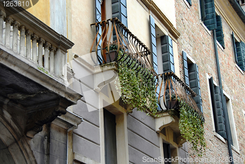 Image of Balconies and building exterior in Padua