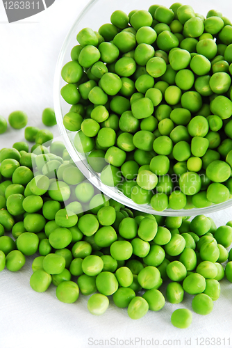 Image of Young green peas