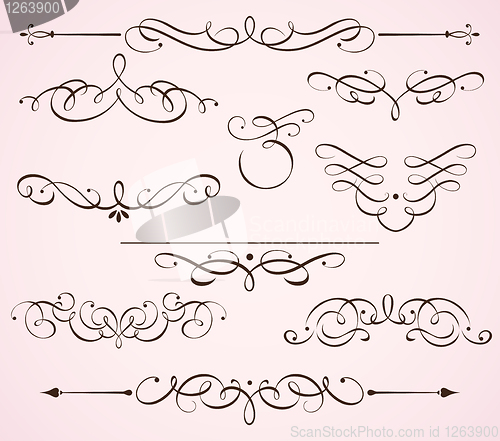 Image of  decorative floral elements