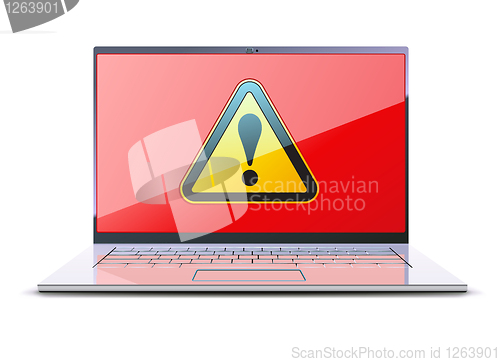Image of modern laptop