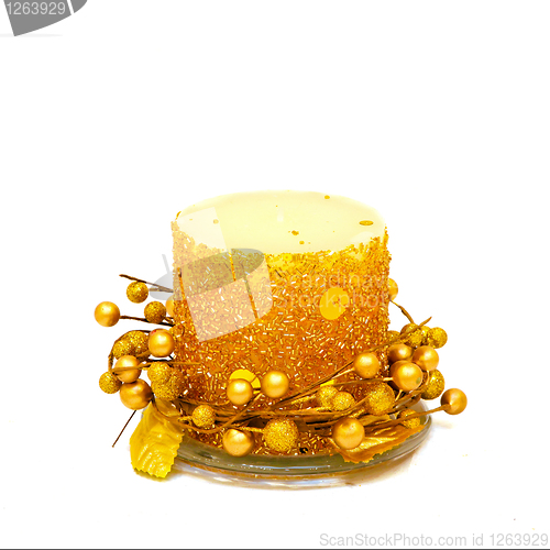 Image of Glittering candle