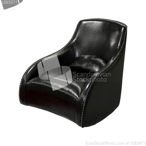 Image of Black armchair