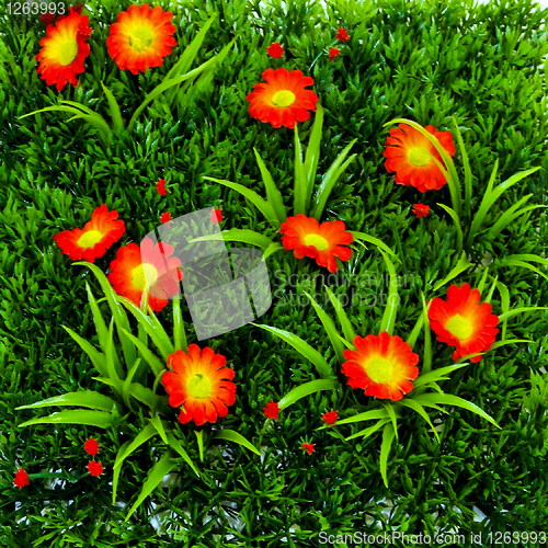 Image of Artificial flowers