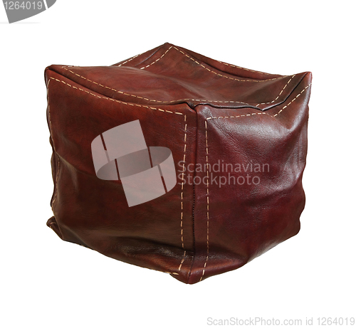 Image of Leather hassock