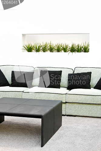 Image of White living room