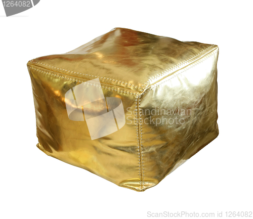 Image of Gold hassock