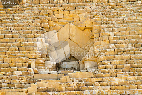 Image of Great pyramid entrance