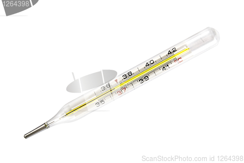 Image of medical thermometer isolated on white