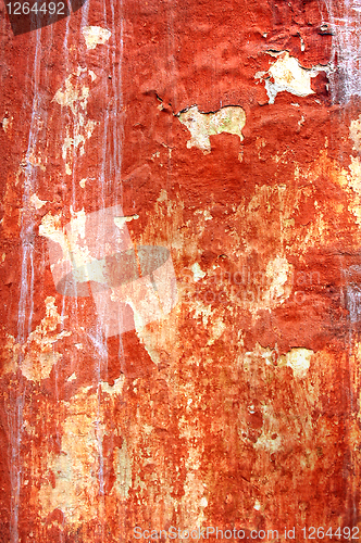 Image of texture of the old stucco wall with cracks