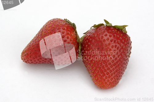 Image of Two Strawberries