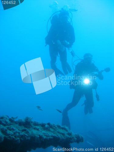 Image of Scuba Divers descending
