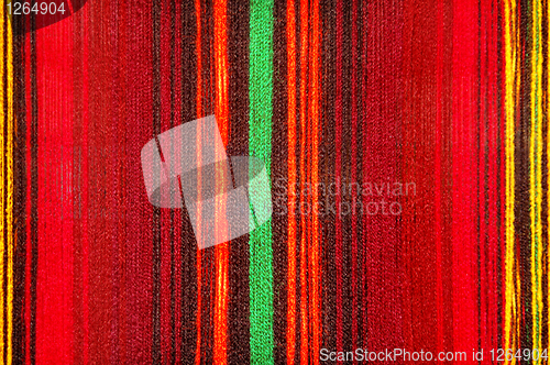 Image of color stripped cane cloth texture