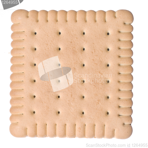 Image of biscuit isolated on white