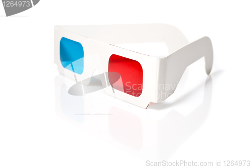 Image of stereo glasses on white