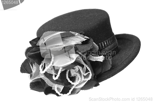 Image of female hat isolated on white