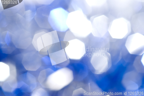 Image of blue light background