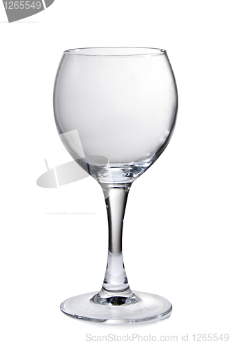 Image of wine glass goblet isolated on white