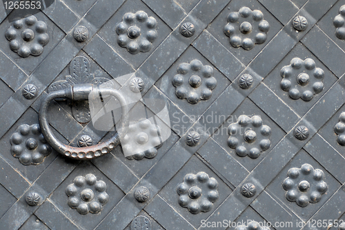 Image of steel door handle horizontal