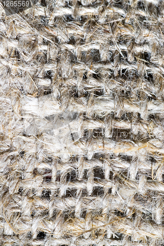 Image of macro of burlap texture