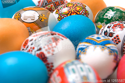 Image of easter eggs