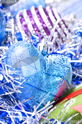 Image of christmas balls with decoration