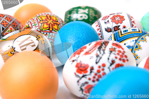 Image of easter eggs