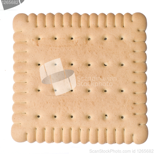 Image of biscuit isolated on white