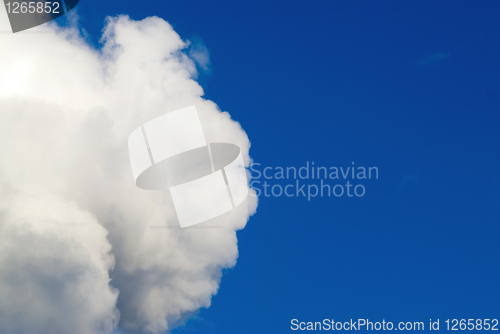 Image of clouds on the blue sky