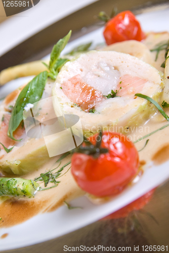 Image of rolls with fish