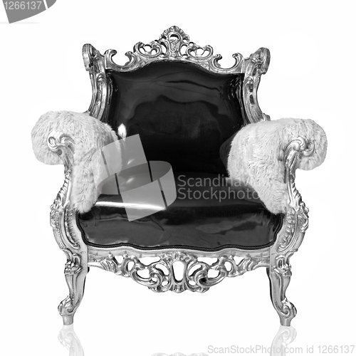 Image of antique chair isolated on white
